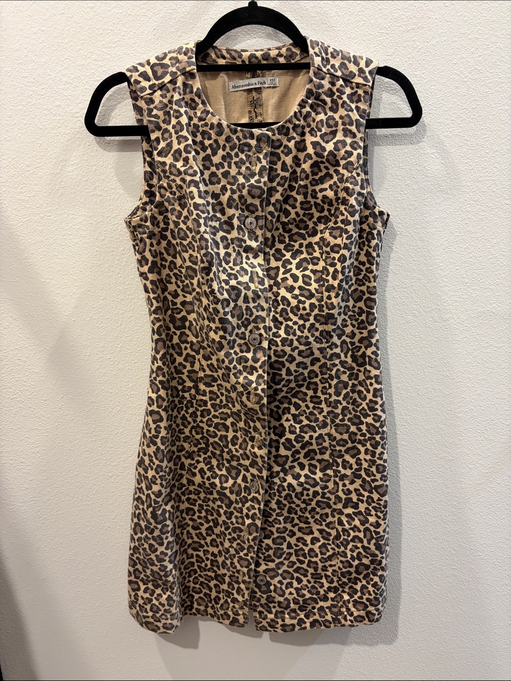 Abercrombie & Fitch Mara High-Neck Vest Mini Dress